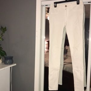 White high rise American Eagle jeans